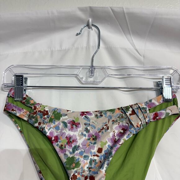 Isabella Rose Maui Floral Reversible Swim Bottom Sz M NWT - Picture 3 of 13